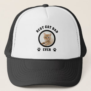 Casquette Meilleur Chat Papa Jamais Personnalisé Photo Perso