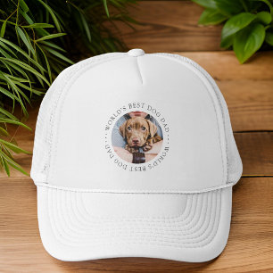 Casquette Meilleur Chien du monde papa Élégant Photo personn