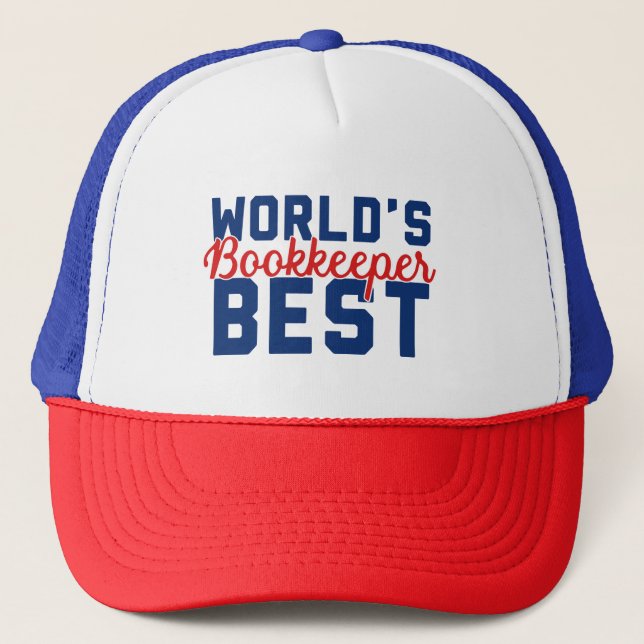 Casquette Meilleur comptable au monde (Devant)