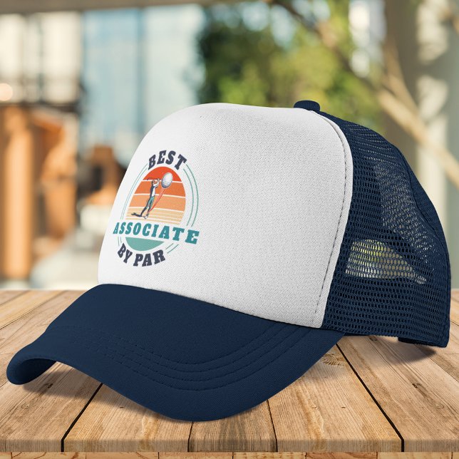 Casquette Meilleur Coworker Par Par Custom Retro Golf (Best Coworker By Par Custom Retro Golf Trucker Hat)