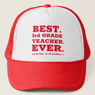 Casquette Meilleur enseignant de 3e année