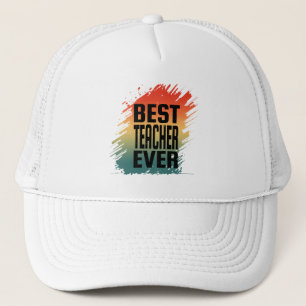 CASQUETTE MEILLEUR ENSEIGNANT JAMAIS