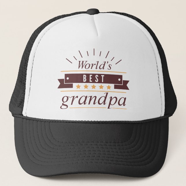 Casquette Meilleur grand-père du monde (Devant)