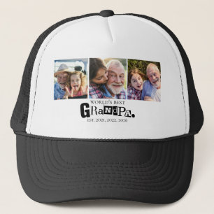 Casquette Meilleur Grand-Père du Monde Année d'Établissement