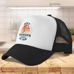 Casquette Meilleur Grand-Père Par Par Golf Lover Retro Custo<br><div class="desc">Retro Best Grandpa By Par design vous pouvez customiser pour le destinataire de ce design de thème de golf mignon. Un cadeau parfait pour l'anniversaire de Fête des pères ou de grand-père. Le texte "GRANDPA" peut être customisé avec n'importe quel papa moniker en cliquant sur le bouton "Personnaliser". Peut également...</div>