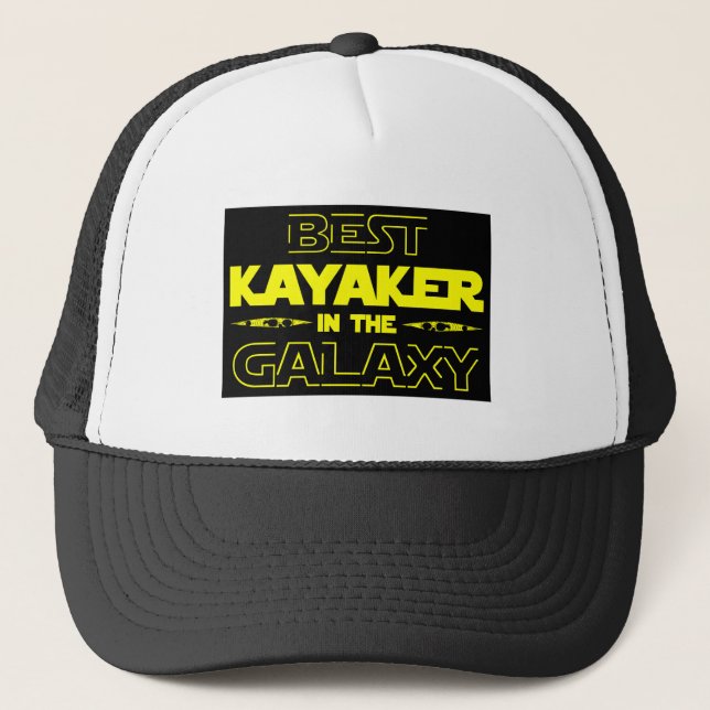 Casquette Meilleur Kayaker Dans La Galaxie (Devant)