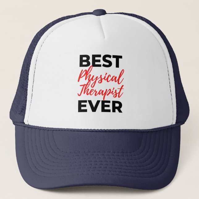 Casquette Meilleur kinésithérapeute jamais 2 (Devant)