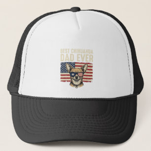 Casquette Meilleur papa Chihuahua de tous les temps Vintage 