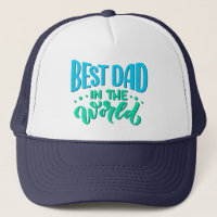 Meilleur papa dans le monde Aqua vert