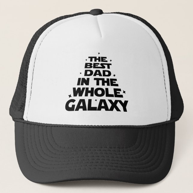 Casquette Meilleur papa dans toute la Galaxie - Fête des pèr (Devant)
