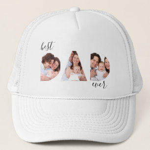 Casquette Meilleur Papa de tous les temps 3 Lettres de photo