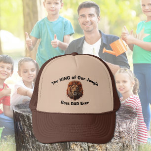 Casquette Meilleur Papa de tous les temps Lion Camion person