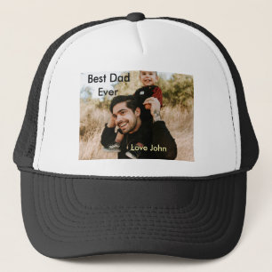 Casquette Meilleur papa du monde cadeau photo nom simple pou