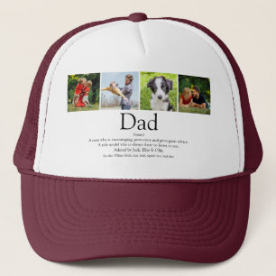Casquette Meilleur Papa du Monde Définition Photo Amusante
