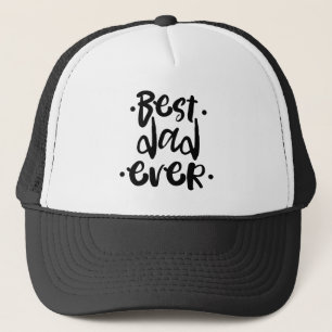 Casquette Meilleur papa jamais Cool Typographie en noir urba