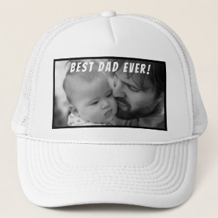 Casquette Meilleur papa Jamais Custom Photo Fête des pères C