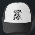 Casquette Meilleur Papa Jamais Noir Blanc Distressed Typogra<br><div class="desc">Ce casquette contient un message simple en typographie grunge en noir et blanc : Meilleur. Papa. Jamais. Le cadeau d'anniversaire ou de Fête des pères parfait pour le papa qui est le meilleur au monde.</div>