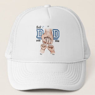 Casquette Meilleur Papa Jamais Poignée Personnalisée - Deux 