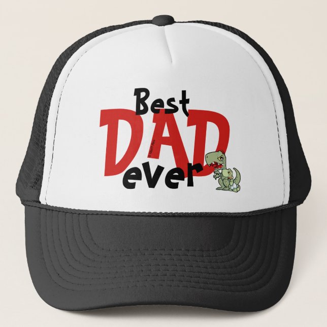 Casquette Meilleur papa Jamais Rouge Texte Noir Bébé Garçon  (Devant)
