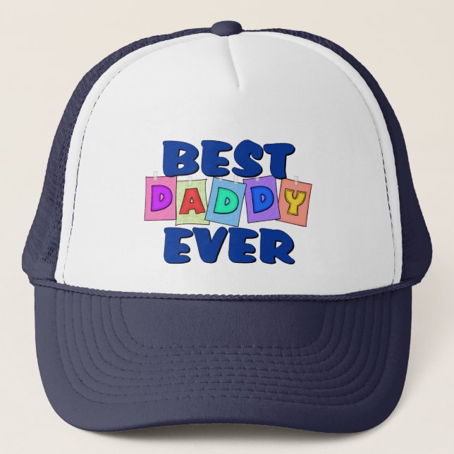 Casquette Meilleur papa mignon JAMAIS (Devant)