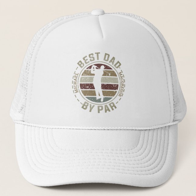 Casquette Meilleur Papa par Par Nom Golf (Devant)