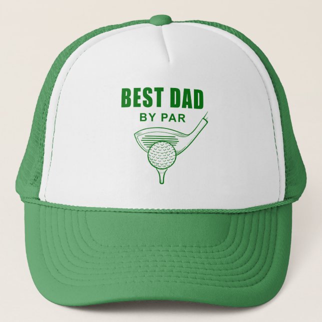 Casquette Meilleur Papa Par Par Par - Funky Sarcastique Golf (Devant)