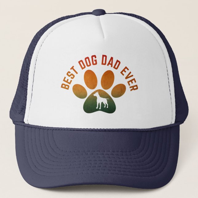 Casquette Meilleur papa pour chien ever  (Devant)