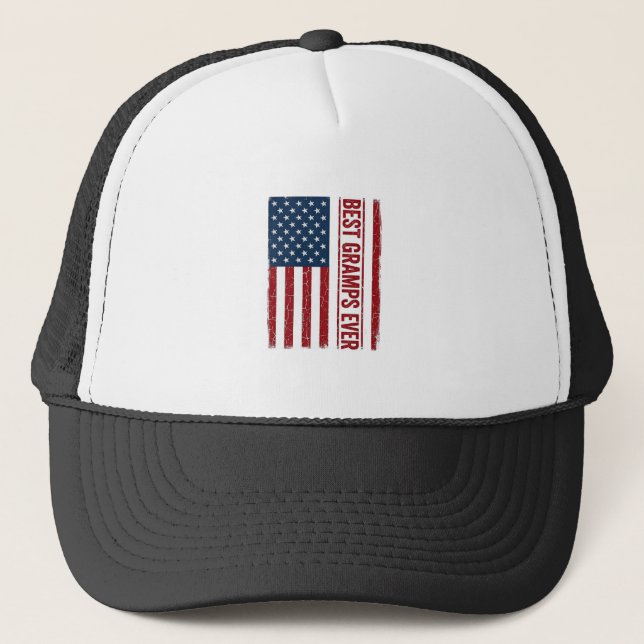 Casquette Meilleur Papi de tous les temps Conception de vect (Devant)