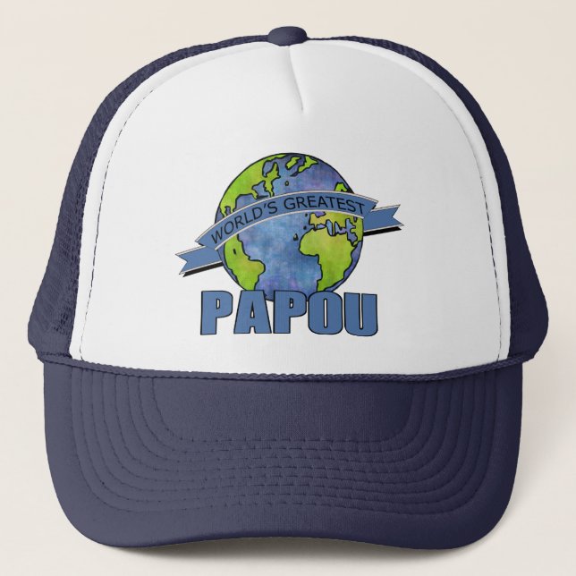 Casquette Meilleur Papou du Monde (Devant)