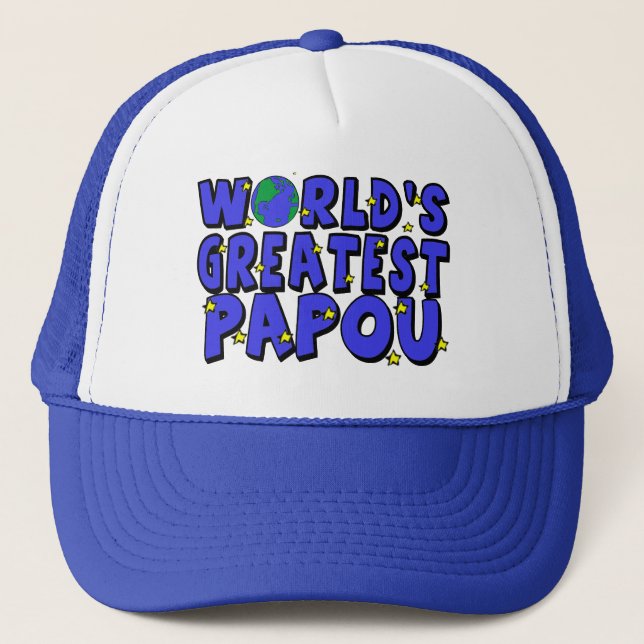 Casquette Meilleur Papou du monde (Devant)