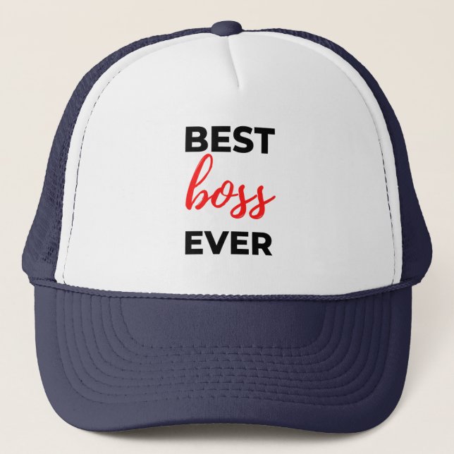 Casquette Meilleur patron Ever 2 (Devant)