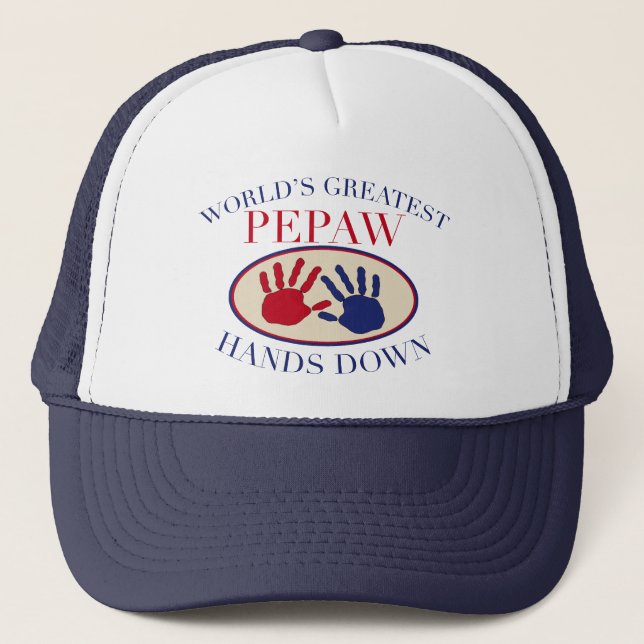Casquette Meilleur Pepaw Haut la Main (Devant)