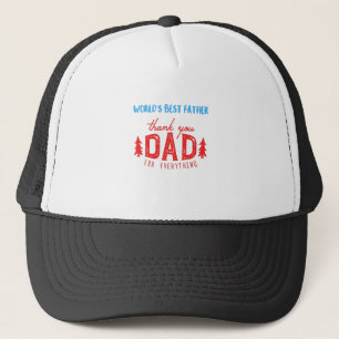 Casquette Meilleur Père du Merci pour tout au monde