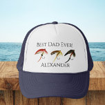 Casquette Meilleur Père Jamais ! Pêcheurs à la mouche Pêcheu<br><div class="desc">Meilleur Père Jamais ! Pêcheurs de poissons volants Casquette de pêche à la volée. Nos casquettes de Pêcheurs Personnalisés sont de grands cadeaux pour n'importe quelle raison.</div>