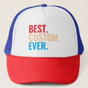 Casquette Meilleur texte vintage rétro Customisé personnalis