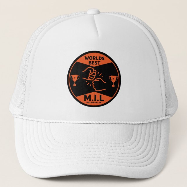 Casquette Meilleure belle-mère dans le monde (Devant)