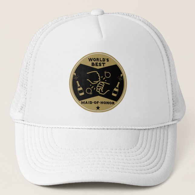 Casquette Meilleure femme d'honneur du monde (Devant)