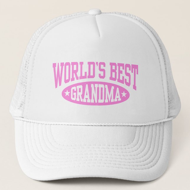 Casquette Meilleure grand-mère du monde (Devant)