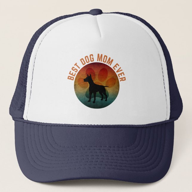 Casquette meilleure maman de chien qui soit (Devant)