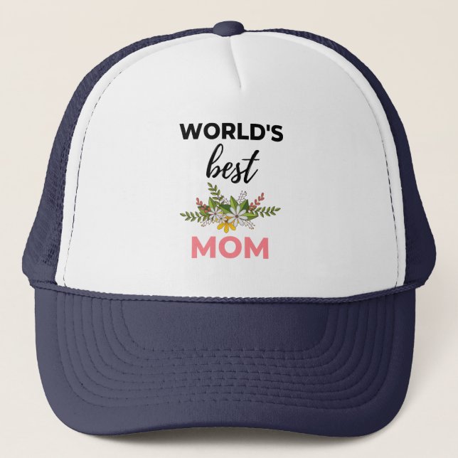 Casquette Meilleure maman noire du monde (Devant)