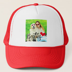 Casquette Meilleures Amies Maman de Chien Mignon Cœur Rouge