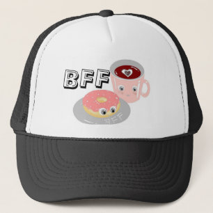 Casquette Meilleurs amis pour Kawaii Café et Donut BFF