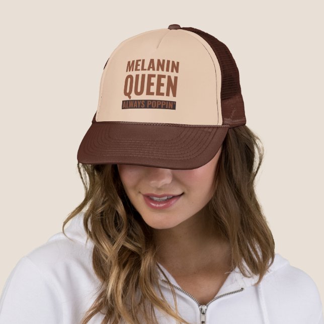 Casquette Melanin Queen (En situation)