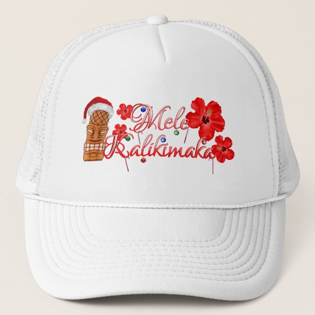 Casquette Mele Kalikimaka Tiki (Devant)