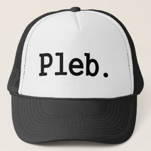 Casquette membre de pleb.a d'une classe sociale dédaignée