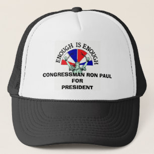 CASQUETTE MEMBRE DU CONGRÈS RON PAUL POUR LE PRÉSIDENT