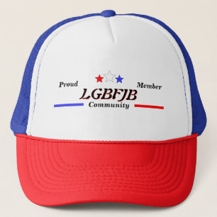 Casquette Membre LGBFJB Red White Blue Stars