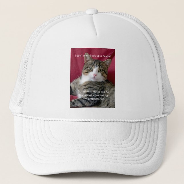 Casquette Mème de chat (Devant)