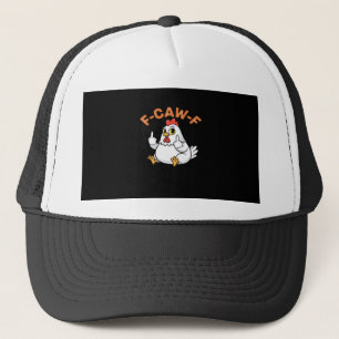 Casquette Mème drôle F-Caw-F Poulet