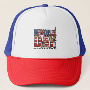 Casquette Mémorial Day Honor & Souvenez-vous du drapeau amér